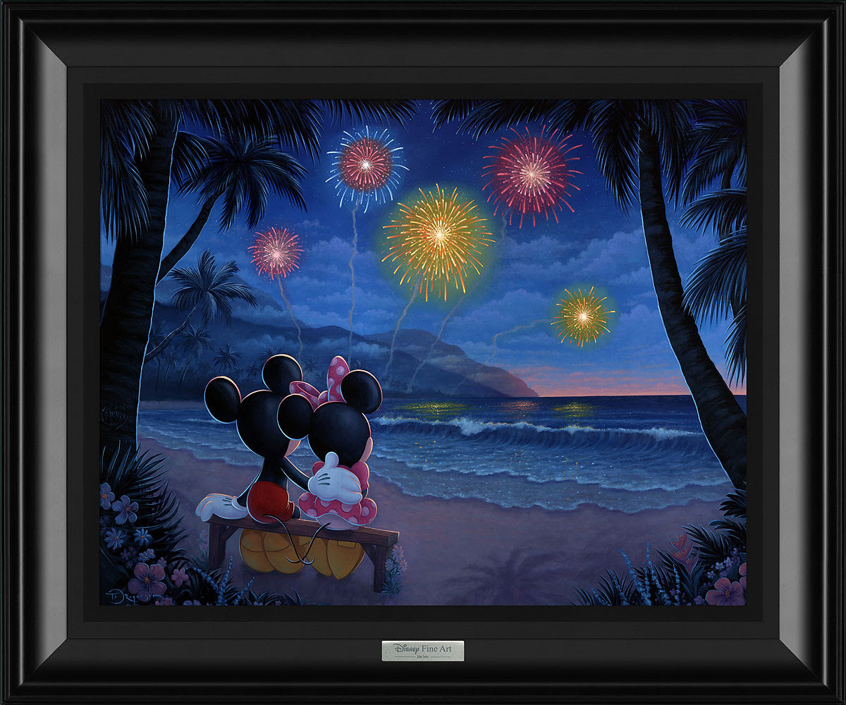 Evening Fireworks on the Beach-Silver Series